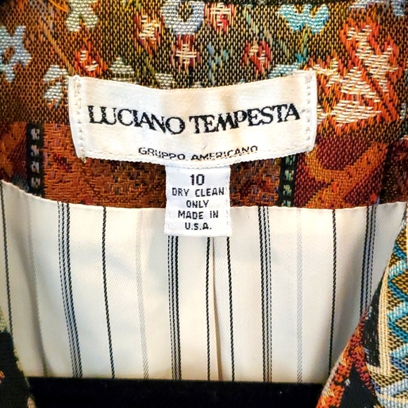 Vintage Tapestry Jacket lightweight and lined - Picture 2 of 3